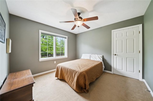 430 Southfield Dr, Hempfield Twp Wml, PA 15601 - bedroom with carpet floors, baseboards, and a ceiling fan