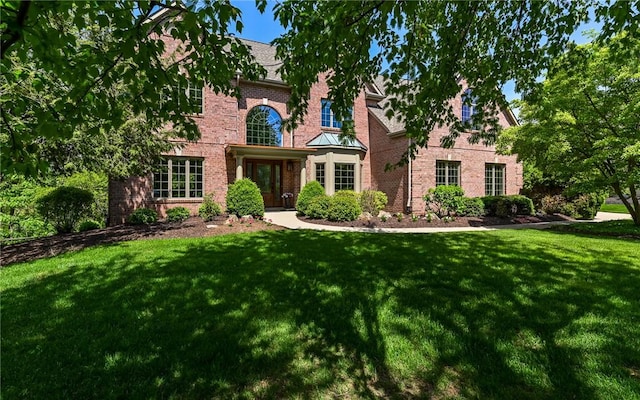 208 Pine Cone Ct, Pine Twp Nal, PA 15090 - view of front of house with a front lawn and brick siding