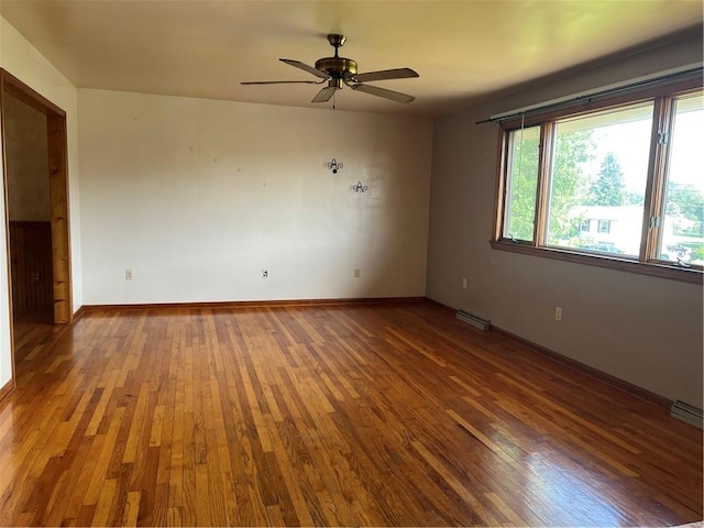 105 Lawrence Ave, Twp Of But Nw, PA 16001 - unfurnished room featuring wood finished floors and a ceiling fan