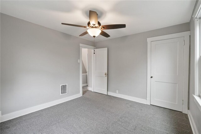 1534 Dormont Ave, Dormont, PA 15216 - unfurnished bedroom featuring carpet flooring, baseboards, and a ceiling fan