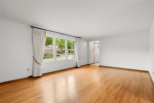 2023 Menold Dr, Mccandless, PA 15101 - spare room featuring light wood-style flooring and baseboards