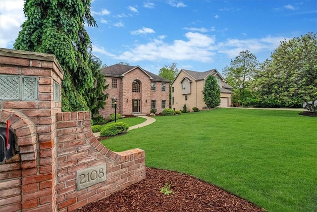 2108 Beams Run Rd, Jefferson Hills, PA 15025 - view of front of property with a front lawn and brick siding