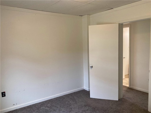 4974 Williamsport Rd, Elizabeth Twp/Boro, PA 15037 - unfurnished bedroom featuring dark carpet and baseboards