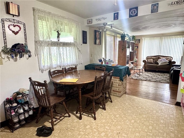 view of dining area