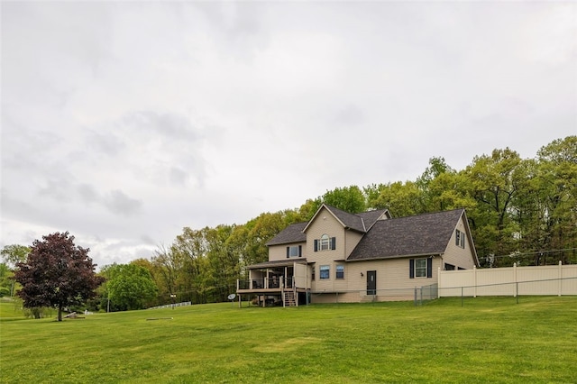 view of rear view of house