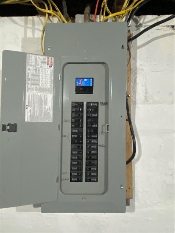 utility room with electric panel