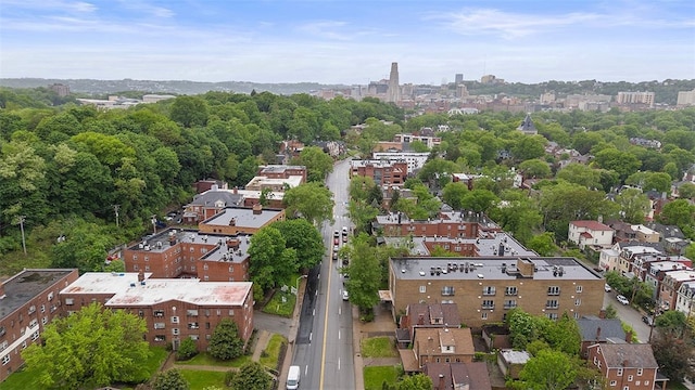 aerial view of property's location
