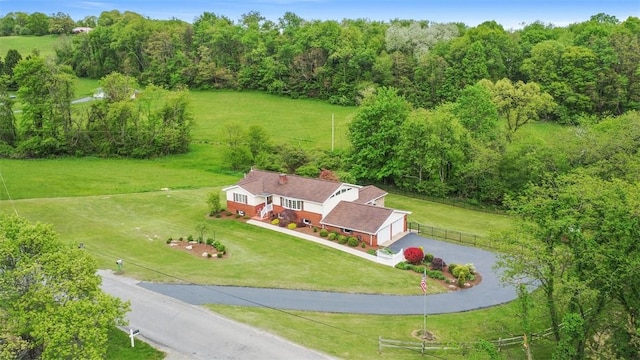 aerial view of property and surrounding area