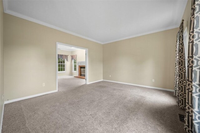 939 White Water Dr, Adams Twp, PA 16046 - carpeted spare room with ornamental molding and baseboards