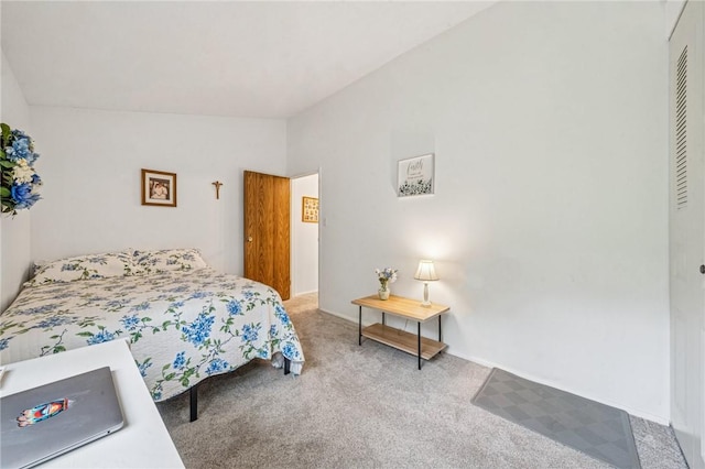226 Green Ct, Castle Shannon, PA 15234 - bedroom featuring carpet and vaulted ceiling