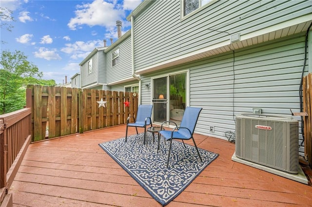 226 Green Ct, Castle Shannon, PA 15234 - deck with central AC unit and fence