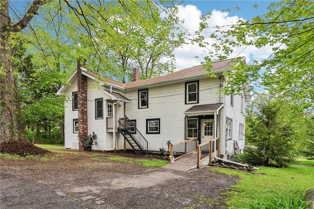 1770 Perry Hwy, Muddy Creek Twp, PA 16051 - view of front facade featuring a chimney