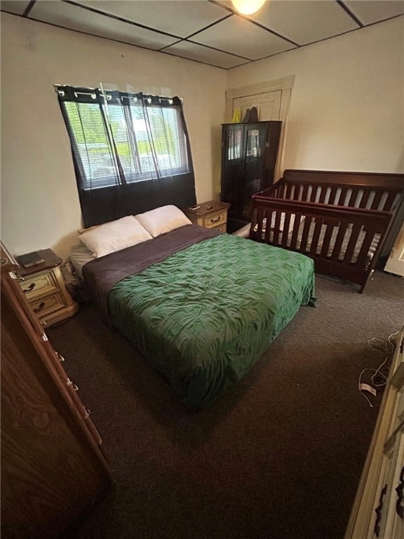 515 Green St, Saltsburg Area, PA 15681 - bedroom featuring carpet flooring and a paneled ceiling