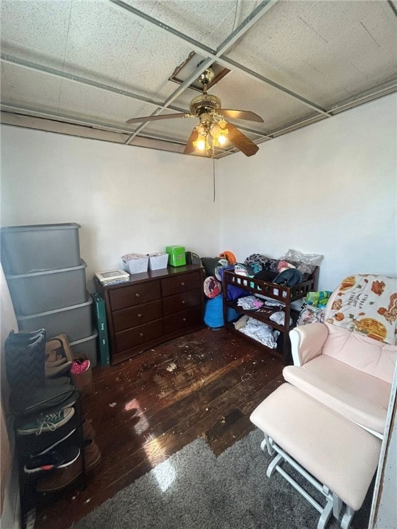 515 Green St, Saltsburg Area, PA 15681 - bedroom featuring wood finished floors and a ceiling fan