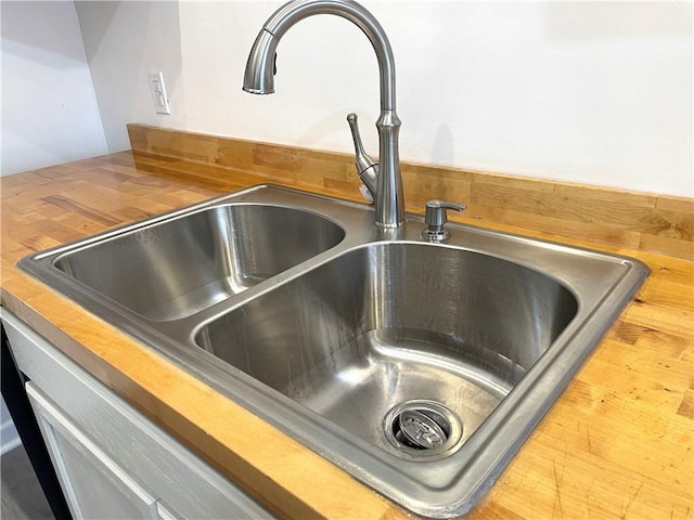 kitchen view of a sink