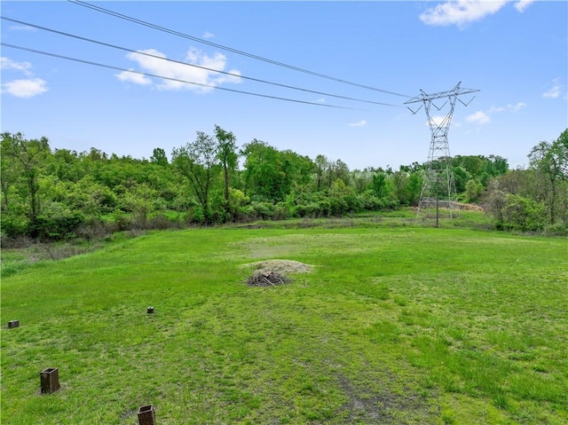 view of yard