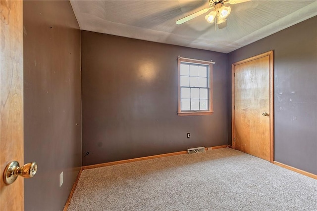 5569 Camerons Rd, Brush Val/Buffington, PA 15748 - empty room featuring carpet flooring, a ceiling fan, and baseboards