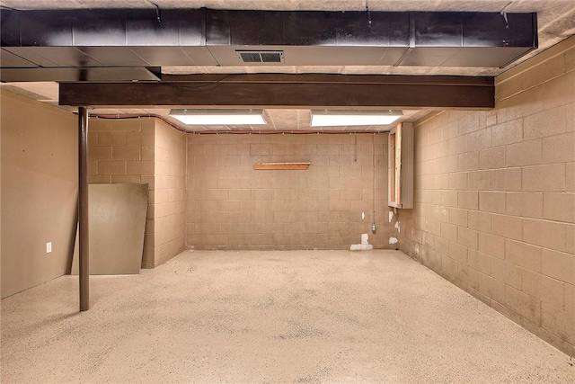 5569 Camerons Rd, Brush Val/Buffington, PA 15748 - below grade area featuring concrete block wall