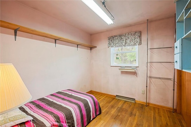 3072 Millerstown Rd, Clarion, PA 16254 - bedroom with wood finished floors and baseboards