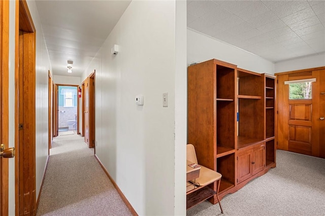 3072 Millerstown Rd, Clarion, PA 16254 - hallway with light colored carpet