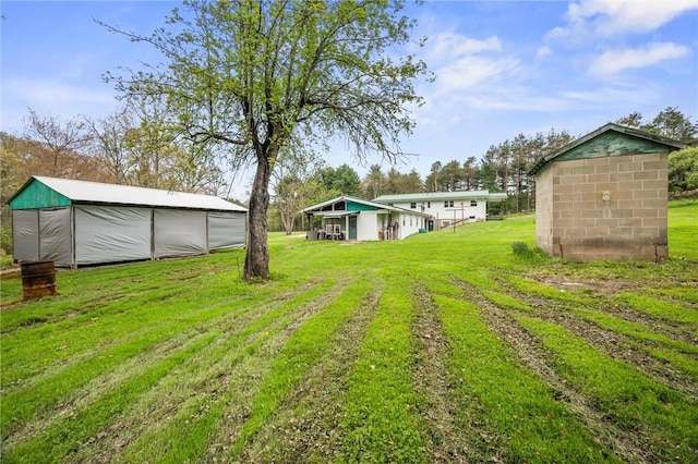 3072 Millerstown Rd, Clarion, PA 16254 - view of green lawn featuring an outbuilding
