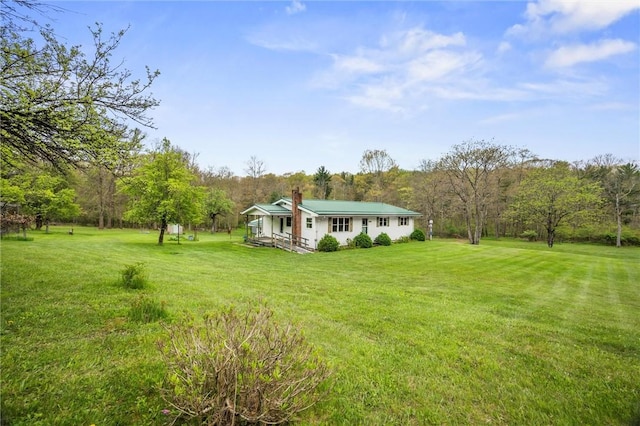 3072 Millerstown Rd, Clarion, PA 16254 - view of green lawn featuring a view of trees