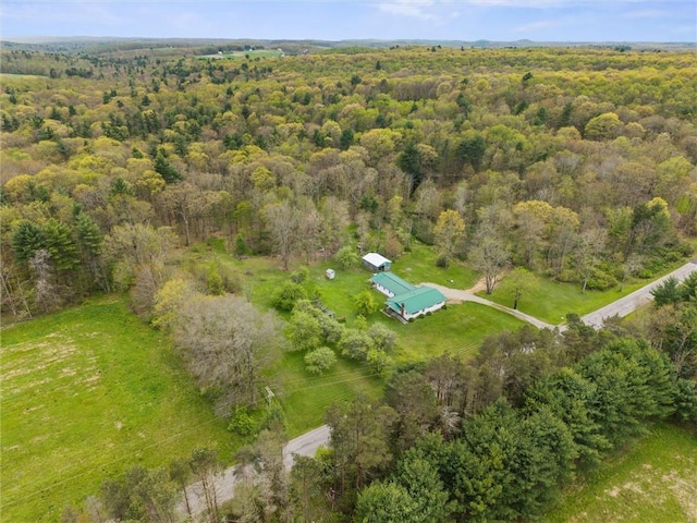 3072 Millerstown Rd, Clarion, PA 16254 - aerial overview of property's location with a heavily wooded area