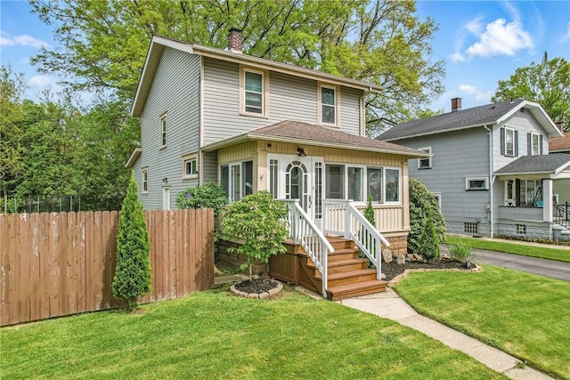 188 Taylor Ave, Sharon, PA 16146 - view of front of property with a chimney