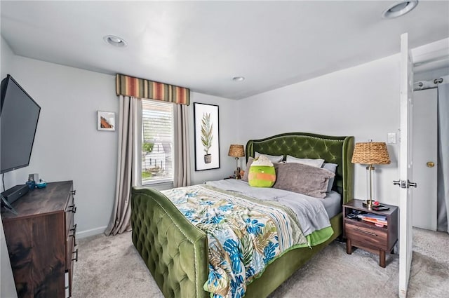 188 Taylor Ave, Sharon, PA 16146 - bedroom with light carpet, recessed lighting, and baseboards