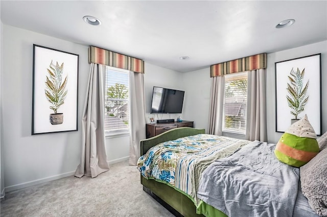 188 Taylor Ave, Sharon, PA 16146 - bedroom featuring baseboards, carpet flooring, and recessed lighting