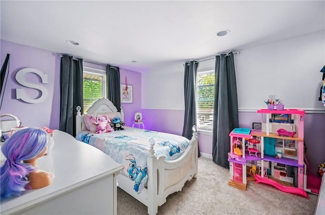 188 Taylor Ave, Sharon, PA 16146 - bedroom with multiple windows, light carpet, and recessed lighting