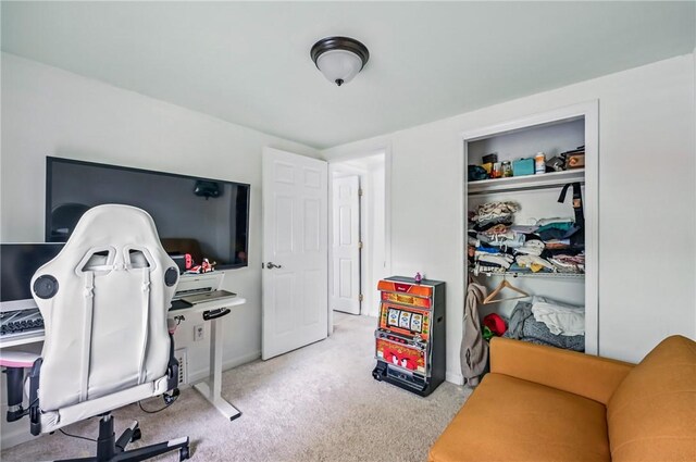 188 Taylor Ave, Sharon, PA 16146 - home office with carpet and baseboards