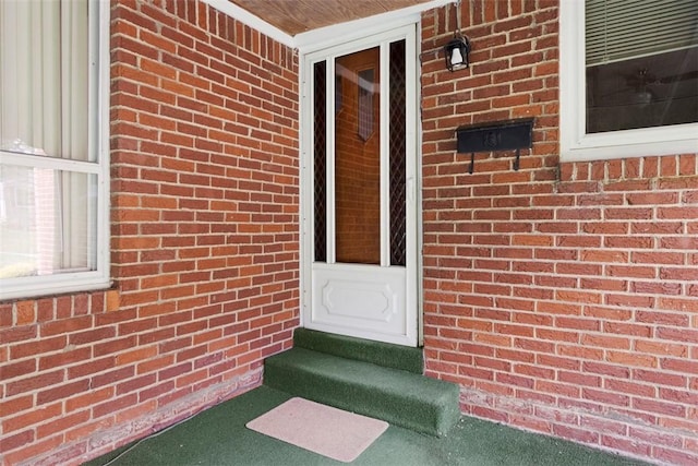 1023 Harrison St, Bethel Park, PA 15234 - property entrance featuring brick siding
