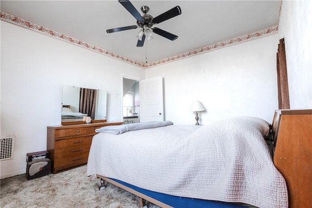 351 Center Ave, West View, PA 15229 - carpeted bedroom with ceiling fan