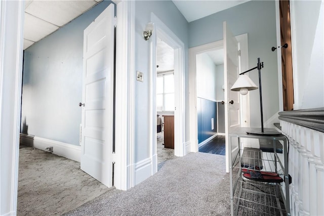 351 Center Ave, West View, PA 15229 - corridor with carpet floors and baseboards