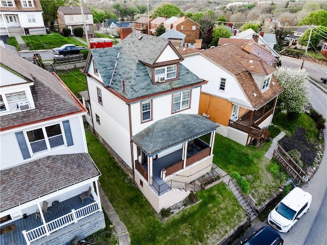 351 Center Ave, West View, PA 15229 - aerial view of residential area