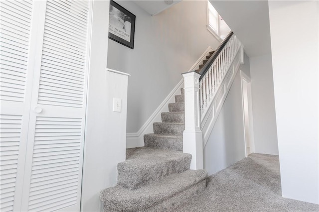351 Center Ave, West View, PA 15229 - stairs featuring carpet
