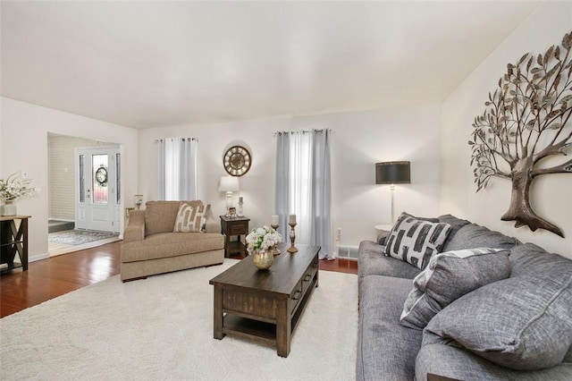9204 Douglas Fir Dr, Plum Boro, PA 15239 - living area with wood finished floors