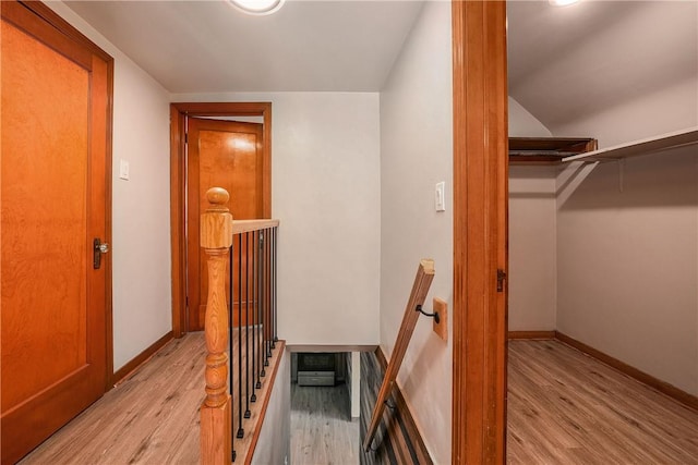 533 Freeport Rd, New Kensington, PA 15068 - stairway featuring wood finished floors and baseboards