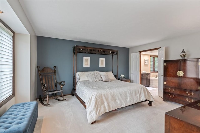 304 Diana Dr, Robinson Twp Nwa, PA 15136 - bedroom with light carpet and ensuite bathroom