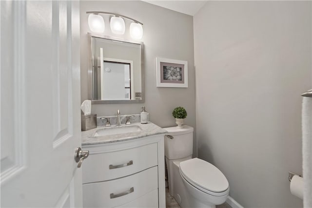 304 Diana Dr, Robinson Twp Nwa, PA 15136 - half bath featuring vanity and toilet