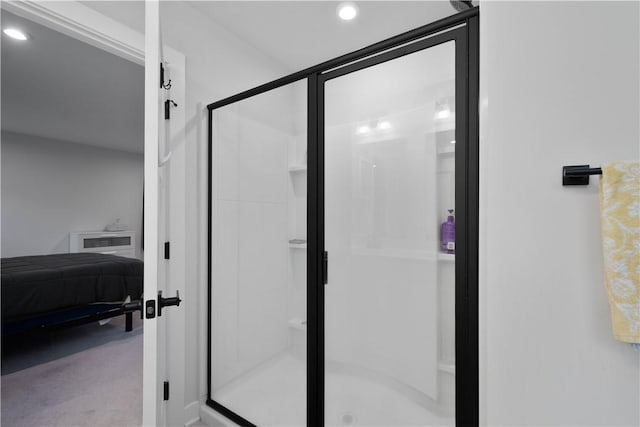 2025 Pinnacle Way S, Park, PA 15129 - ensuite bathroom featuring a shower stall and recessed lighting