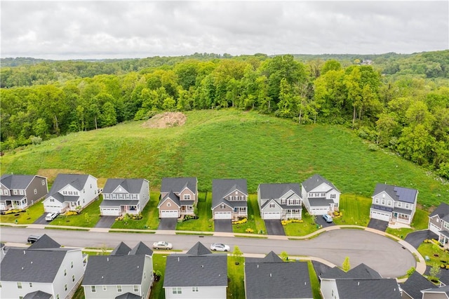 2025 Pinnacle Way S, Park, PA 15129 - aerial perspective of suburban area featuring a forest