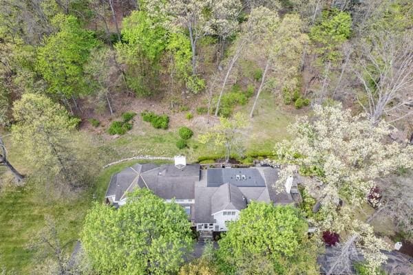 view from above of property