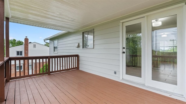 view of deck