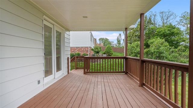 view of deck