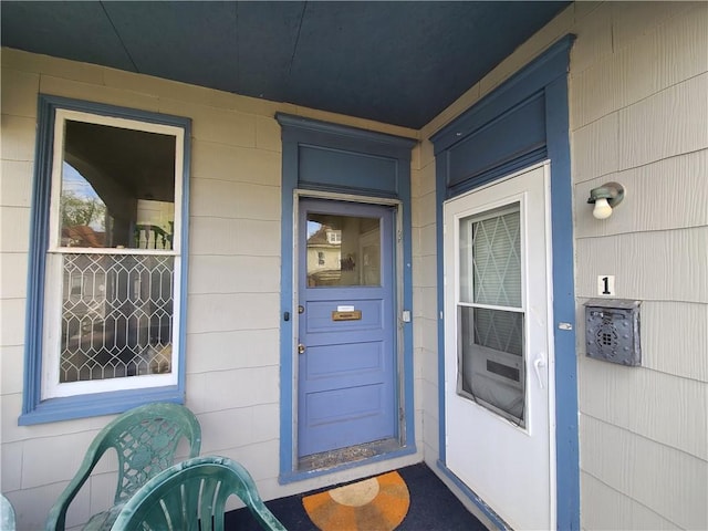743 Taylor Ave, Avalon, PA 15202 - doorway to property featuring covered porch