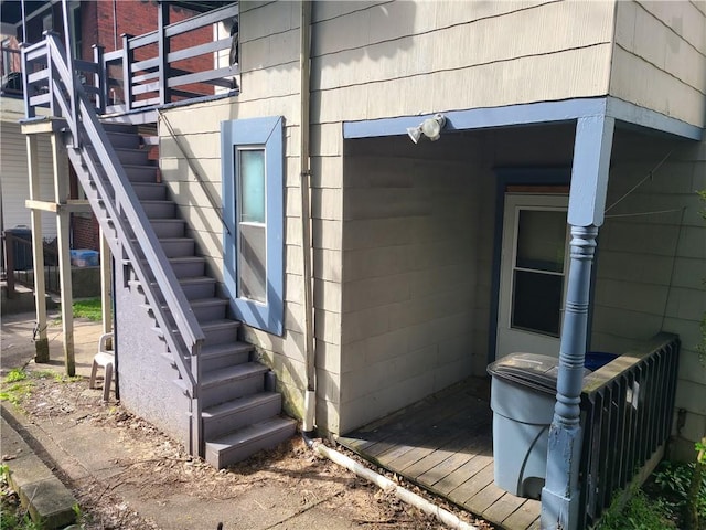 743 Taylor Ave, Avalon, PA 15202 - view of side of property with stairs and entry steps