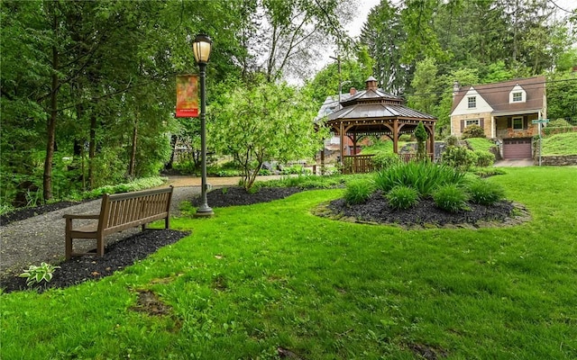 811 Jefferson Dr, Ross Twp, PA 15229 - view of green lawn with a gazebo