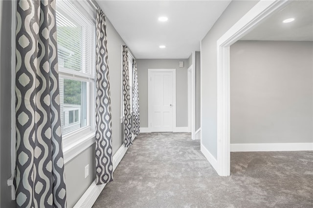 247 Pringle St, Banksville/Westwood, PA 15106 - corridor featuring carpet, baseboards, and recessed lighting